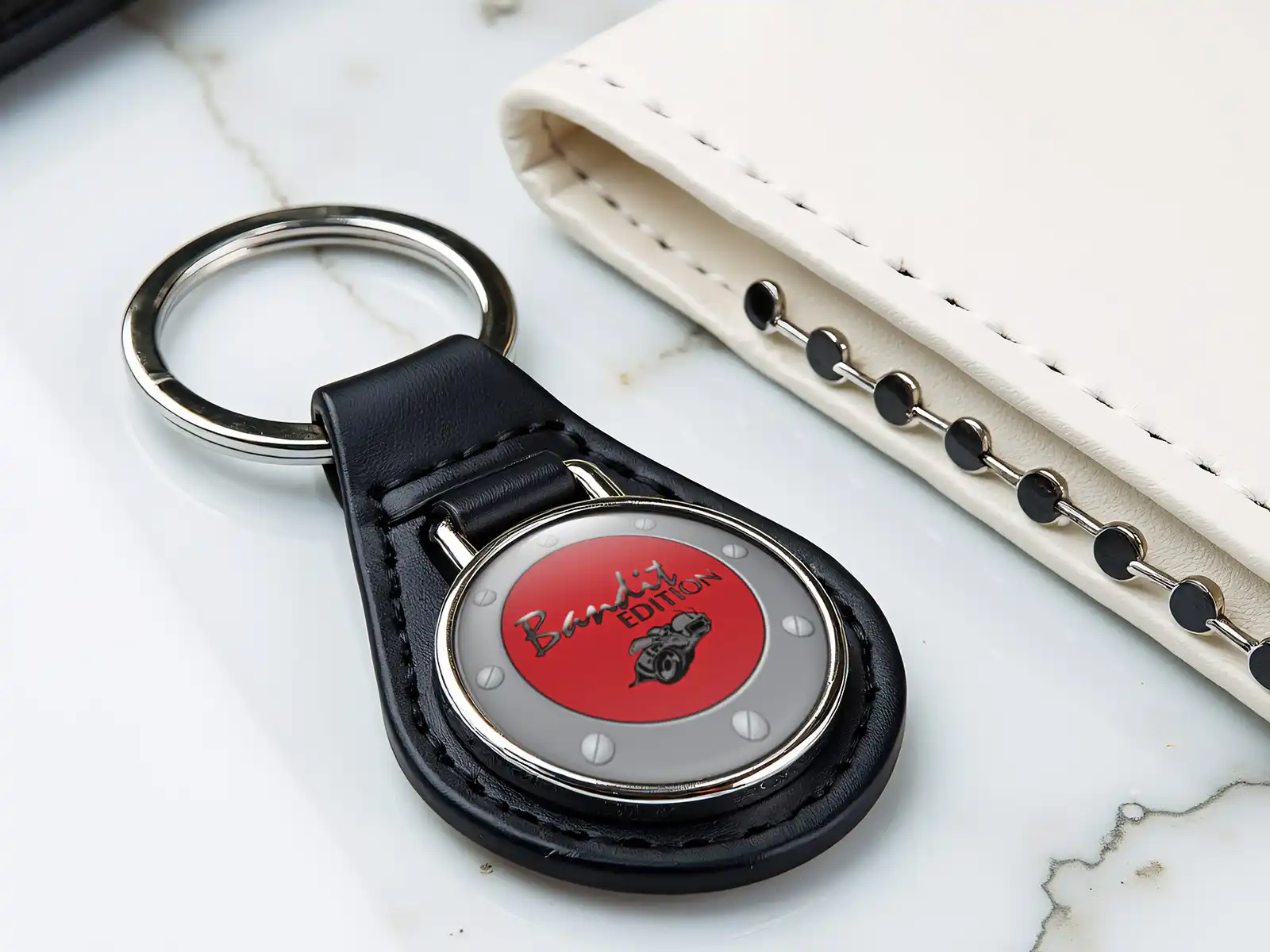 Key Ring Leather Normal Material Racing Model